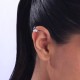 Duo Glow Silver Hoop Earrings